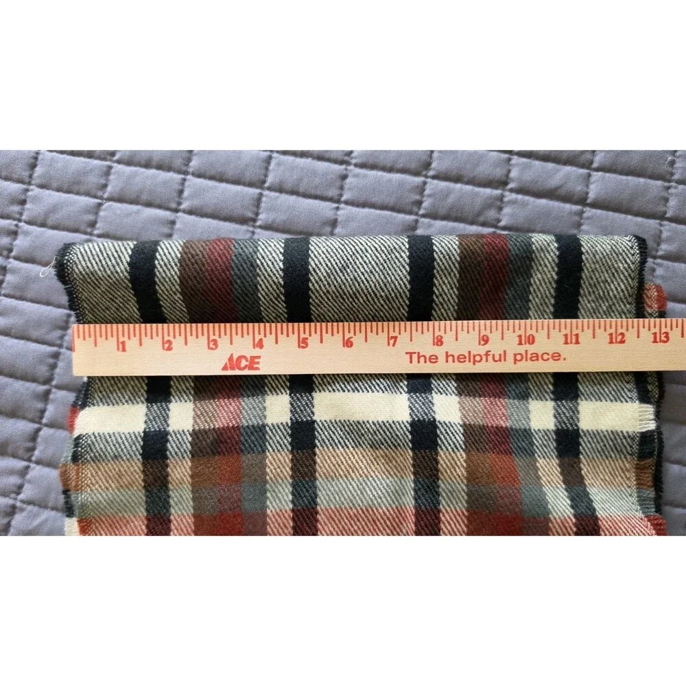 J. Crew Large Plaid Scarf @ 72” x 12”